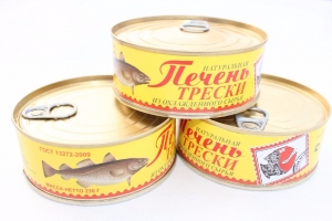Печень трески морская 230гр