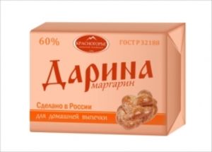 Маргарин Дарина домашняя выпечка 180г