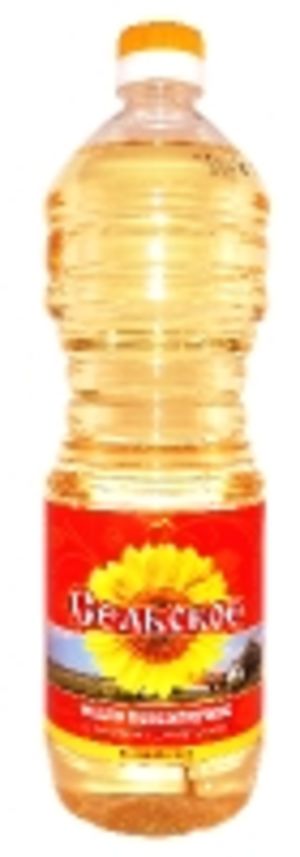 Масло подсолнечное рафинированное Сельское 1л