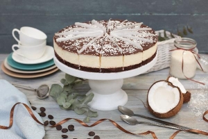 Муссовый торт "Бразильский кокос и Шоколад"