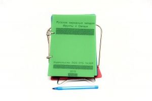 Детская книга шрифтом Брайля "Фрукты и Овощи"