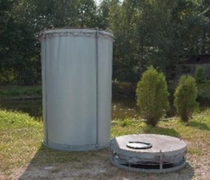 Резервуар разборный, вертикальный в защитном пенале (РРВ-3,1)