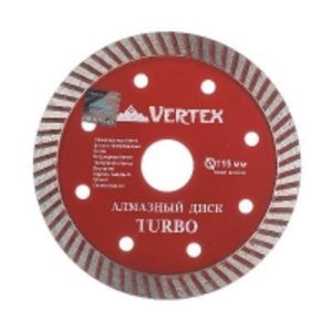 ДИСК АЛМАЗНЫЙ VERTEX 115мм  ТУРБО