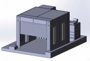 Окрасочно-сушильная камера для мотоциклов байков скутеров