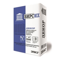 Штукатурная смесь ДЕКОР (КОРОЕД) БИРСMIX, 25 кг