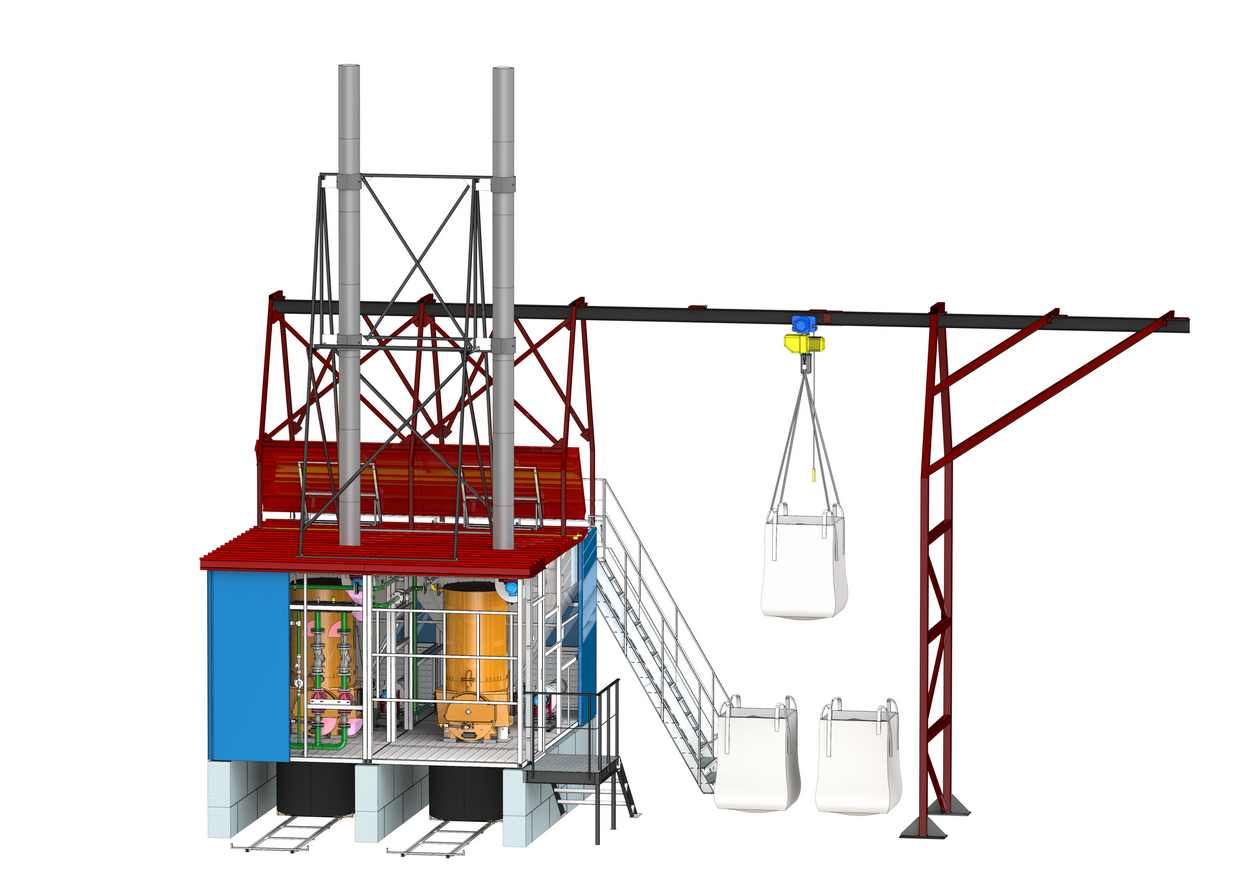 Угольная котельная Терморобот 2х150 