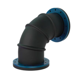 Гуммированный отвод