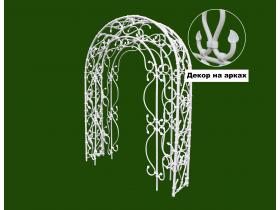 Арка «Эрмитаж» 235х180х40см. Белая