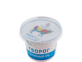 Творог зерненый 4% жирности