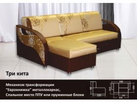 Угловые диваны на металлическом каркасе