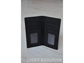 Портмоне Lucky Exclusive Vintage 6 Черный Крейзи