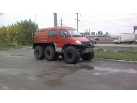 Трехосные плавающие снегоболотоходы СКБ-900