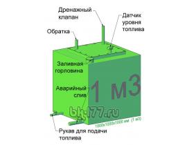 Ёмкости металлические для топлива и воды