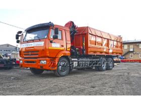 Самосвал c КМУ (манипулятор)